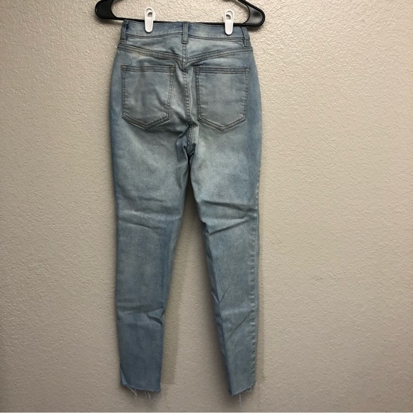 We the Free Free People Women’s Light Wash 5-Button High Rise Jeans Size 25‎ - Picture 2 of 4
